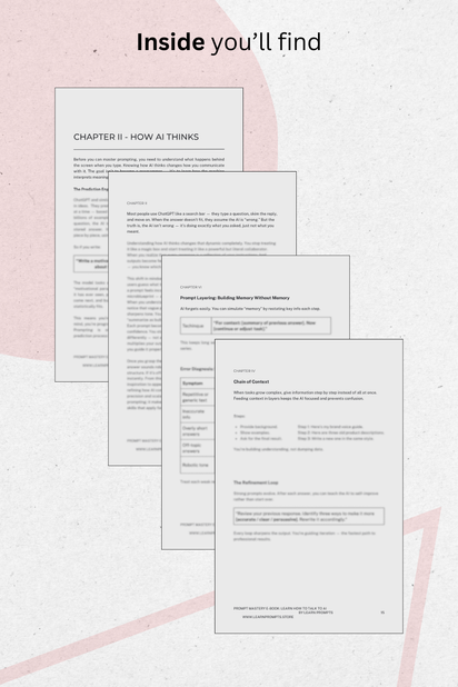 Prompt Mastery E-Book: Learn How to Talk to AI